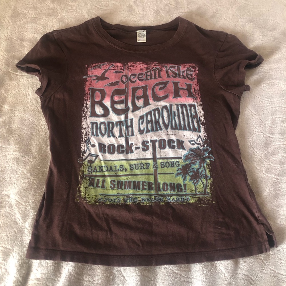 Vintage Womens’ Brown Graphic T-Shirt